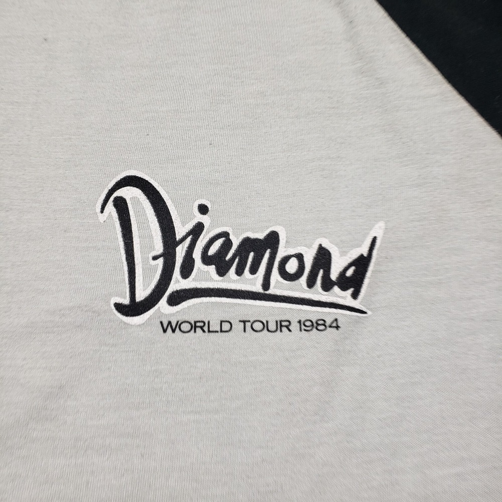Vintage Neil Diamond Shirt Adult XL Gray Made USA Raglan Single Stitch...